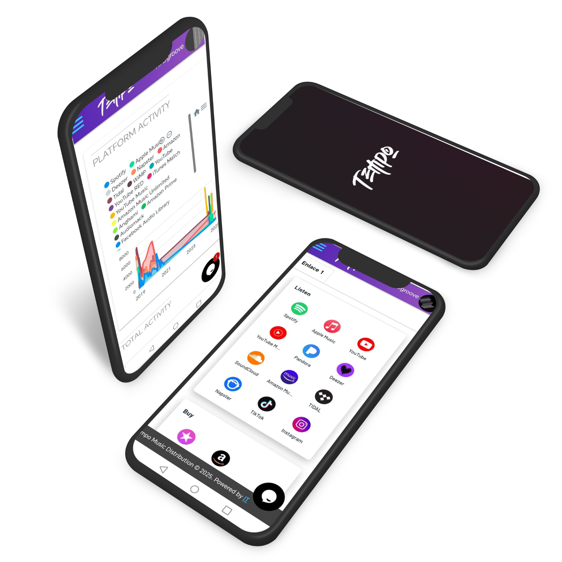Tempo App Dashboard and Mobile Interface